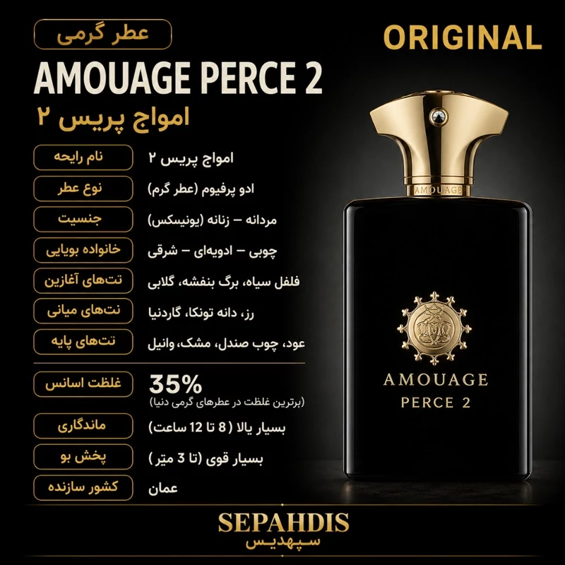 عطر امواج پریس 2 (وارداتی مستقیم از عمان)