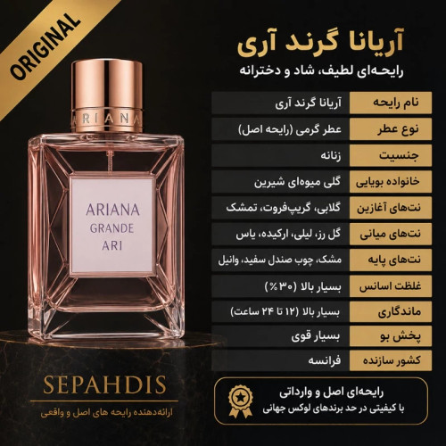 عطر اریانا گرند آری (وارداتی مستقیم از آمریکا)