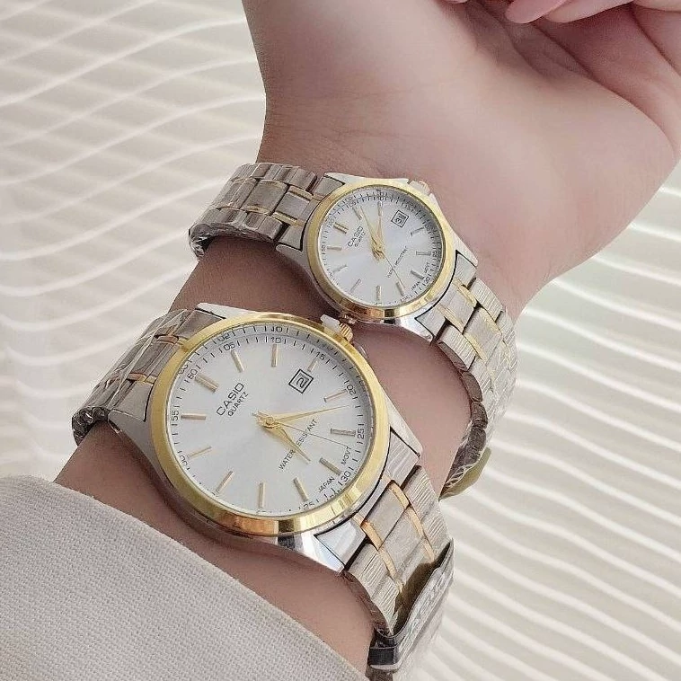 ست ساعت مردونه و زنونه کاسیو casio استیل