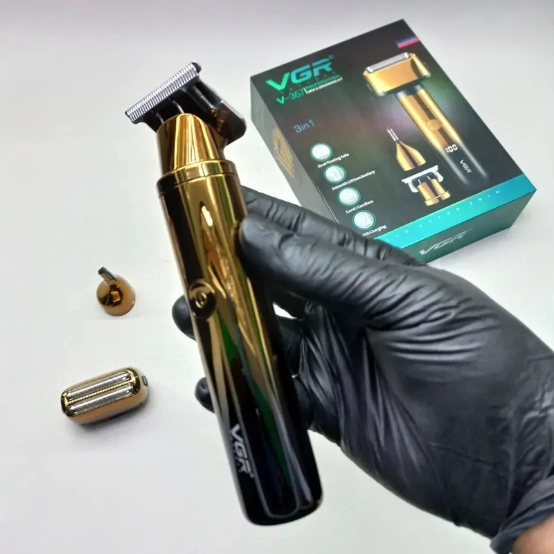 ماشین ریش تراش خط زن 3 کاره شیور صفرزن موزن بینی اصلی با گارانتی