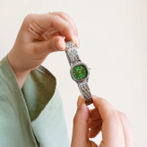 ساعت مچی زنانه صفحه سبز