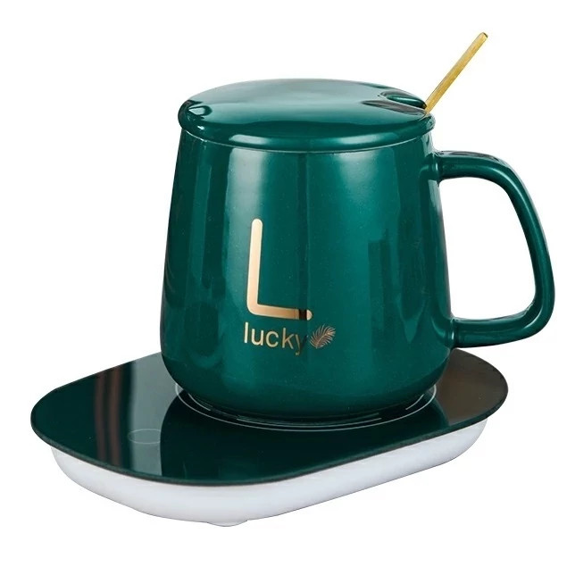 ماگ حرارتی لاکی به همراه صفحه گرمکن برقی هیتر دار برقی اصل Lucky