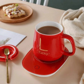 ماگ حرارتی لاکی به همراه صفحه گرمکن برقی هیتر دار برقی اصل Lucky
