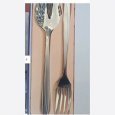 قاشق و چنگال یونیک(6 عدد قاشق و 6 عدد چنگال)مدل دسته را در گفتگو انتخاب کنید