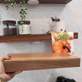 شلف دیواری 3 عددی چوبی(3 سایز)