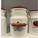 بانکه روغن دسته چوبی بزرگ(2 کیلویی)