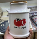 بانکه سرامیکی رب و روغن یک عدد (اسم روش رو انتخاب کنید رب یا روغن )