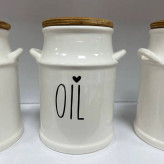 بانکه سرامیکی رب و روغن یک عدد (اسم روش رو انتخاب کنید رب یا روغن )