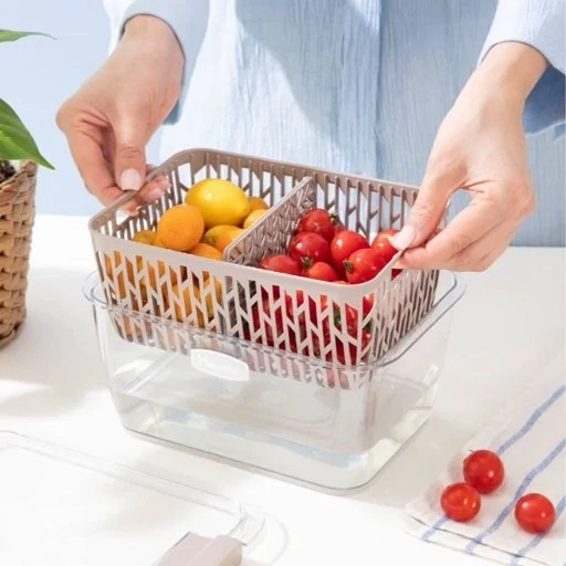 ست باکس میوه و سبزیجات نیکا بسته 3 عددی هوم کت