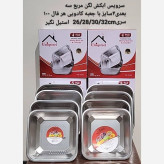 سرویس 4تیکه استیل ابکش مارک یونیک اصلی