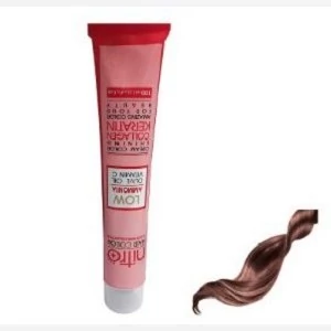 رنگ مو نیترو سری Keratine شماره 4.45 حجم 100 میلی لیتر رنگ قهوه ای برنز
