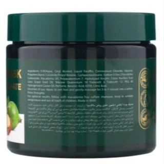 ماسک مو دیلمون فاقد سولفات حاوی روغن ماکادمیا مناسب انواع مو حجم 400 میلی لیتر