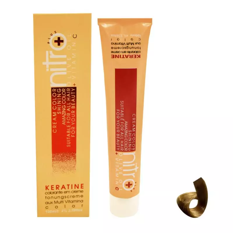 رنگ مو نیترو سری Keratine شماره 9 حجم 100 میلی لیتر رنگ بلوند خیلی روشن