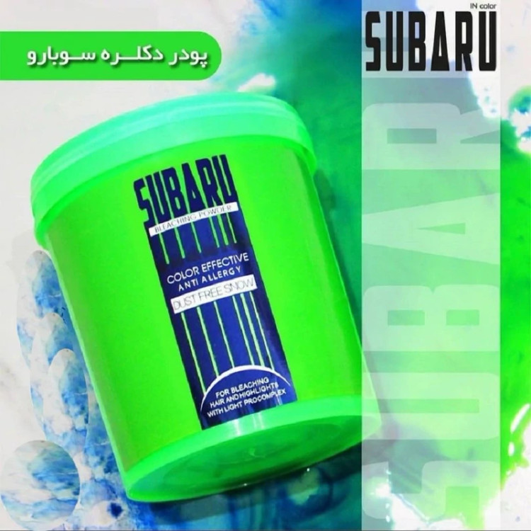 پودر دکلره ساده سوبارو مدل قوطی Df وزن 500 گرم
