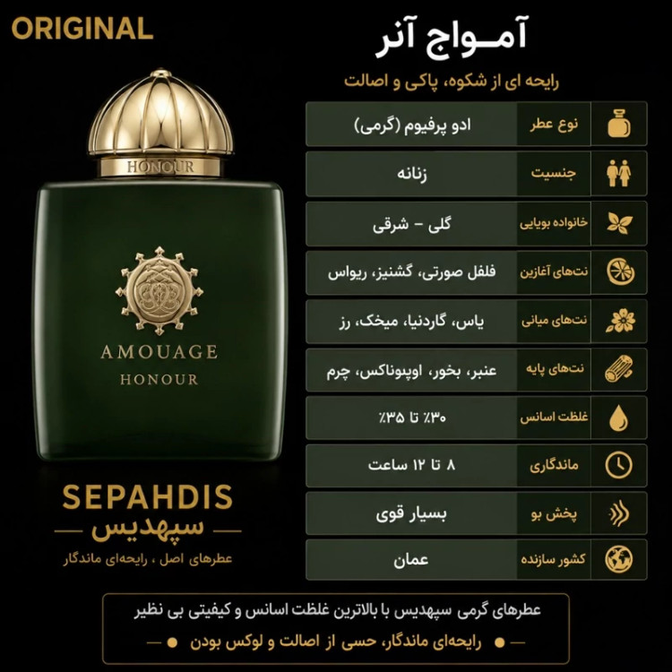 عطر امواج آنر (وارداتی مستقیم از عمان)