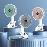 پنکه شارژی مدل Circulation Clamp Fan ظرفیت 1200 میلی آمپر ساعت