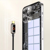کابل USB-C مک دودو مدل 100W Halo Breathing Light CA-668 طول 1.2 متر