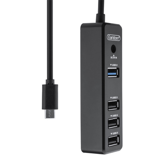 هاب 4 پورت USB ارلدام مدل ET-HUB08