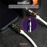 کابل تبدیل USB/USB-C به لایتنینگ/USB-C تسکو مدل GCA 60 W طول 2 متر