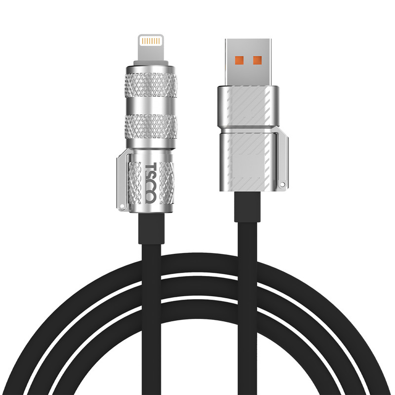 کابل تبدیل USB/USB-C به لایتنینگ/USB-C تسکو مدل GCA 240W طول 1.2 متر