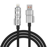 کابل تبدیل USB/USB-C به لایتنینگ/USB-C تسکو مدل GCA 240W طول 1.2 متر