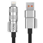کابل تبدیل USB/USB-C به لایتنینگ/USB-C تسکو مدل GCA 240W طول 1.2 متر