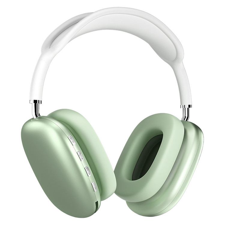 هدفون بلوتوثی مدل Airpods Max P9 بدون نویز کنسلینگ، درگاه شارژ USB Type-C، دارای میکروفون با کیفیت 105 دسیبل، مقاوم در برابر رطوبت و عرق