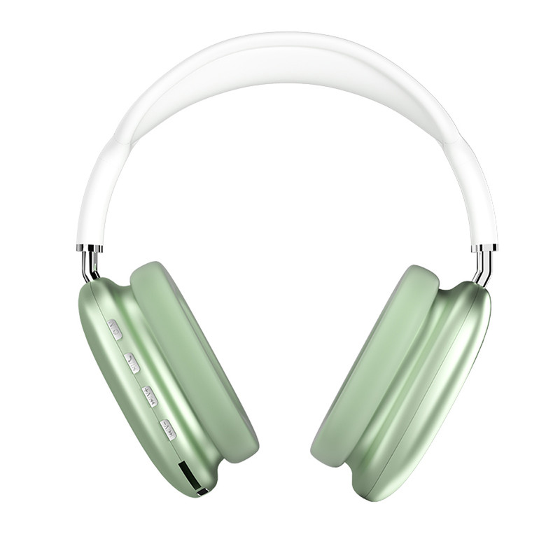 هدفون بلوتوثی مدل Airpods Max P9 بدون نویز کنسلینگ، درگاه شارژ USB Type-C، دارای میکروفون با کیفیت 105 دسیبل، مقاوم در برابر رطوبت و عرق
