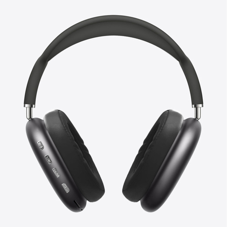 هدفون بلوتوثی مدل Airpods Max P9 بدون نویز کنسلینگ، درگاه شارژ USB Type-C، دارای میکروفون با کیفیت 105 دسیبل، مقاوم در برابر رطوبت و عرق