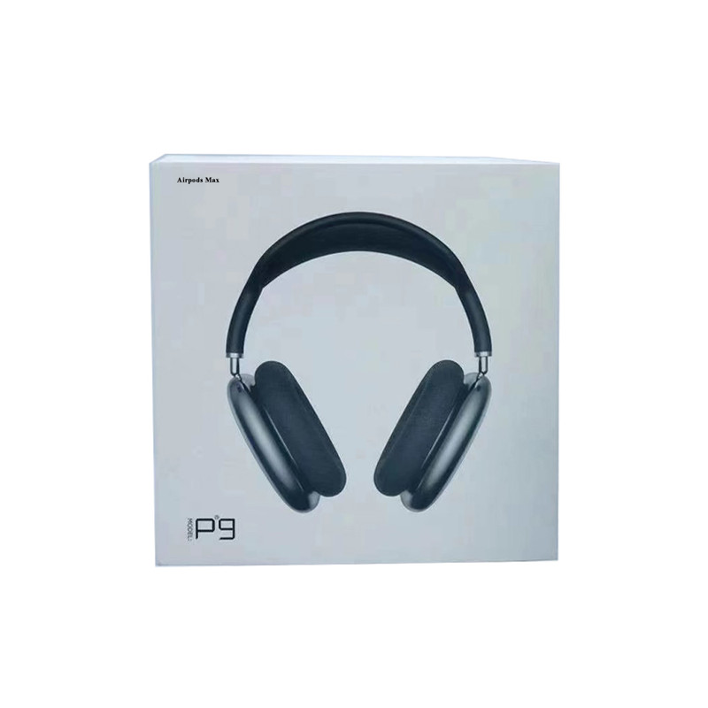 هدفون بلوتوثی مدل Airpods Max P9 بدون نویز کنسلینگ، درگاه شارژ USB Type-C، دارای میکروفون با کیفیت 105 دسیبل، مقاوم در برابر رطوبت و عرق
