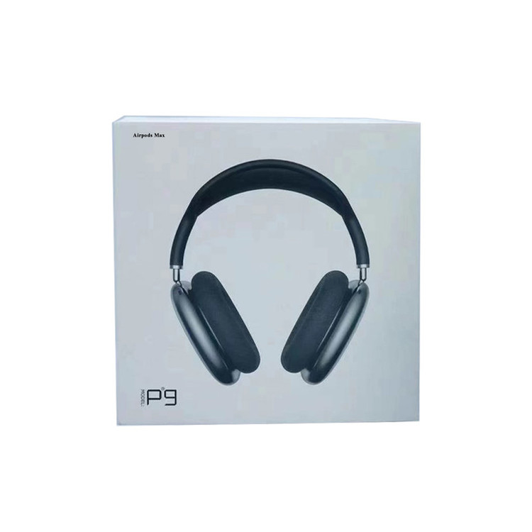 هدفون بلوتوثی مدل Airpods Max P9 بدون نویز کنسلینگ، درگاه شارژ USB Type-C، دارای میکروفون با کیفیت 105 دسیبل، مقاوم در برابر رطوبت و عرق