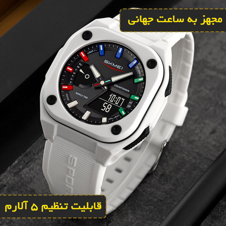 ساعت مچی دیجیتال مردانه اسکمی مدل 2328 WT