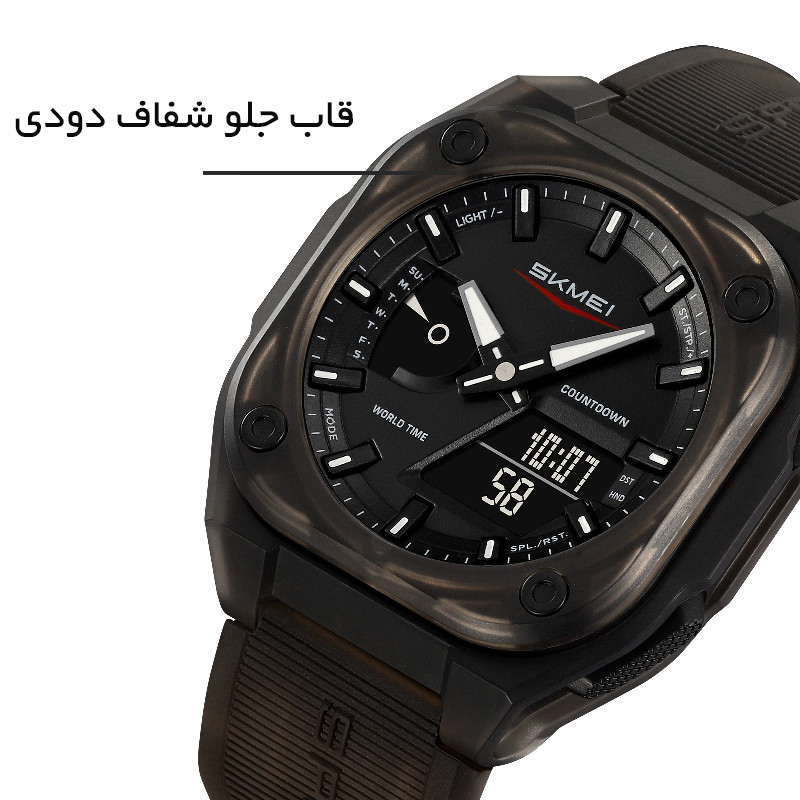 ساعت مچی دیجیتال مردانه اسکمی مدل 2328BK به همراه دستبند