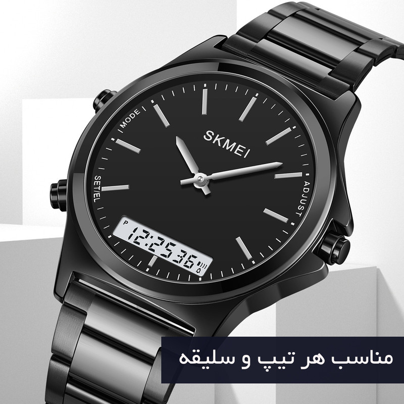 ساعت مچی دیجیتال مردانه اسکمی مدل 2120 BKBK