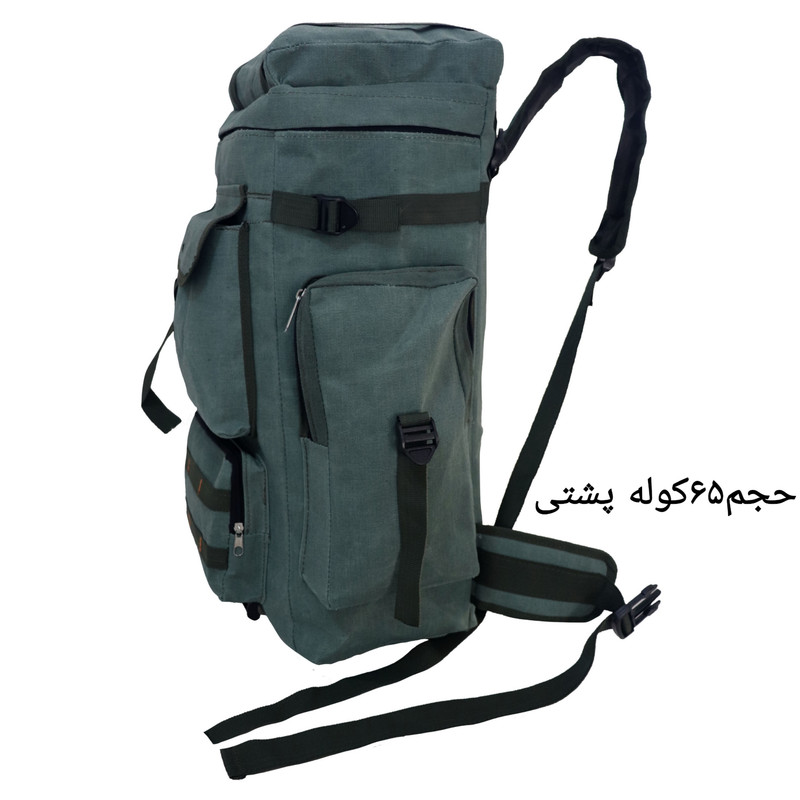 کوله پشتی کوهنوردی 65 لیتری مدل Army bl