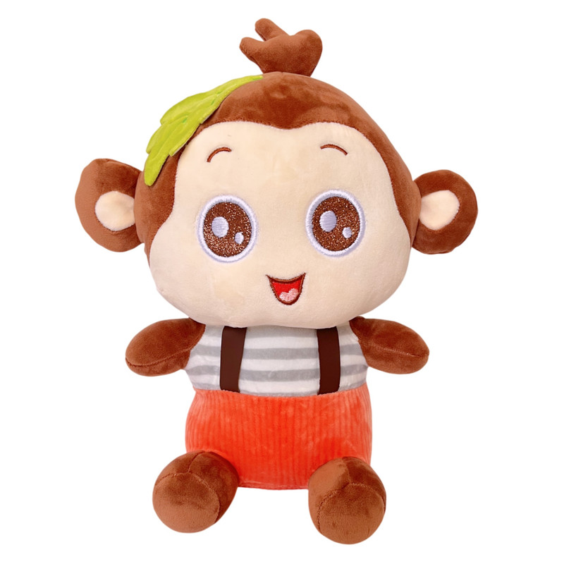 عروسک مدل میمون طرح بازیگوش کد A029 ارتفاع 30 سانتی متر