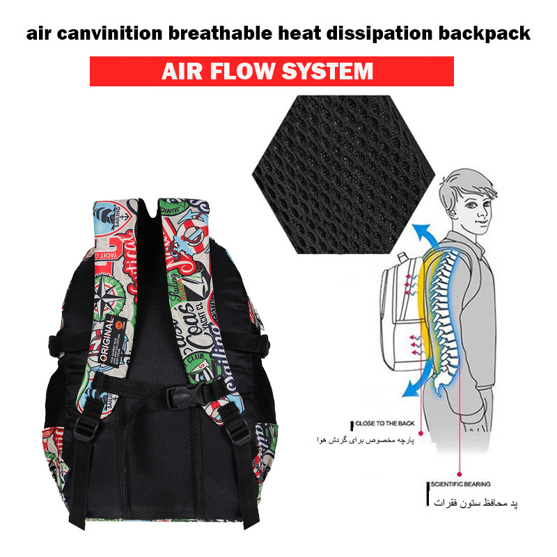 کوله پشتی دخترانه توریث مدل KLS-9900
