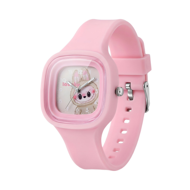 ساعت مچی عقربهای کوارتز بچگانه مدل لوکس اسپرت بند پیو طرح لَبوبو کد L001