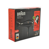 سشوار حرفهای 9000 وات براون مدل BR-700، موتور AC، وزن 650 گرم، المنت فلز، دارای سری متمرکزکننده باریک با ویژگی صافکنندگی، با قابلیت عملکرد توربو