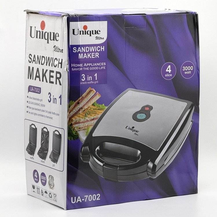 ساندویچساز چهار خانه یونیک اولترا مدل UA-7002