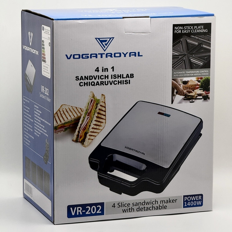 ساندویچساز چهار خانه مدل وگاترویال مدل VR-202