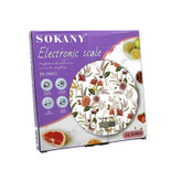 ترازو آشپزخانه دیجیتال سوکانی مدل SK-19033 حداکثر ظرفیت قابل اندازهگیری 5 کیلوگرم با دقت اندازهگیری 1 گرم