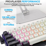 کیبورد گیمینگ ردراگون مدل K712 RGB-M