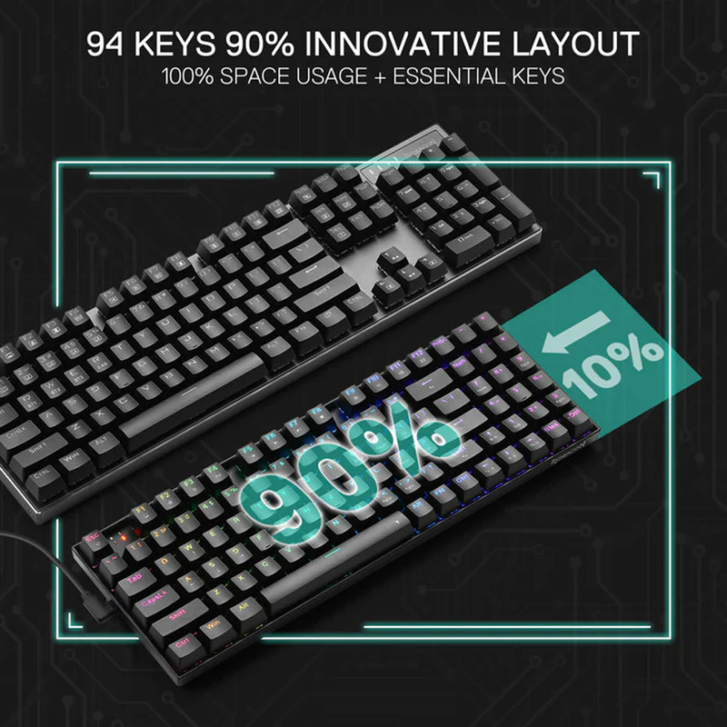 کیبورد گیمینگ ردراگون مدل GHOSTBLADE K735