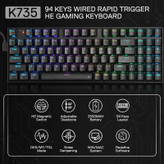 کیبورد گیمینگ ردراگون مدل GHOSTBLADE K735