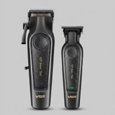 ماشین اصلاح موی سر و صورت شارژی وی جی ار مدل V-197 & 995 مجموعه 2 عددی