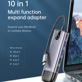هاب 10 پورت USB-C مک دودو مدل HU-742