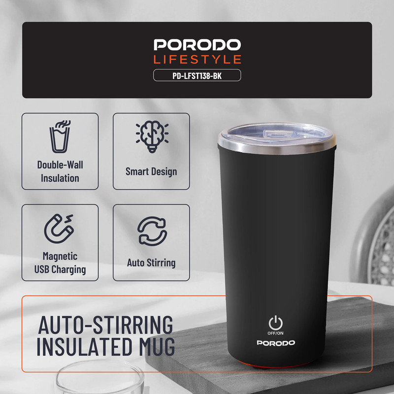 تراول ماگ پرودو مدل PDLFST138BK گنجایش 0.4 لیتر