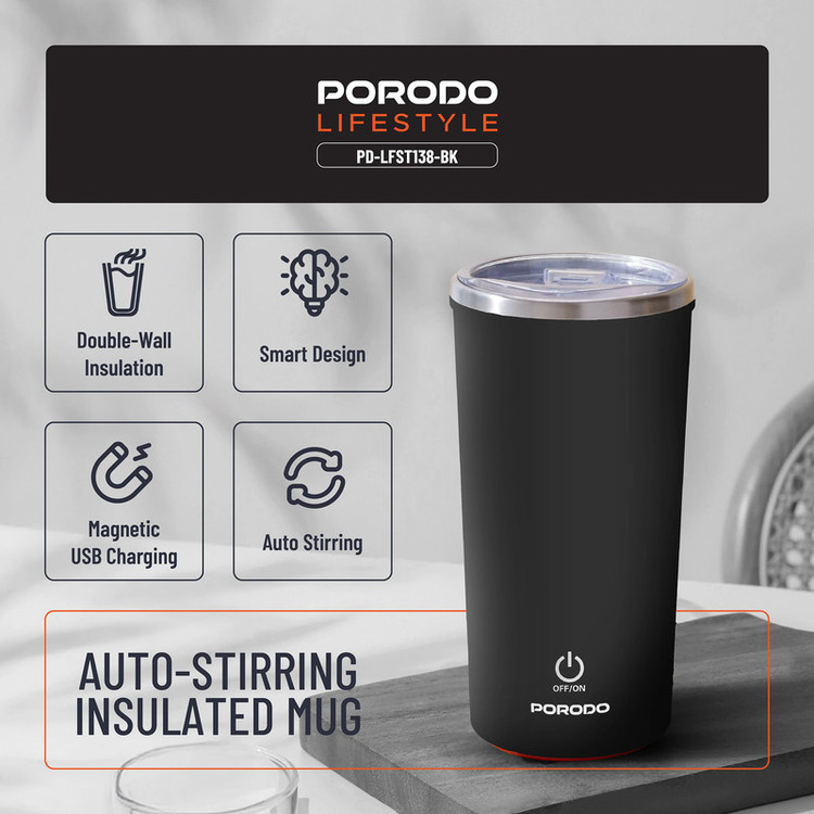 تراول ماگ پرودو مدل PDLFST138BK گنجایش 0.4 لیتر