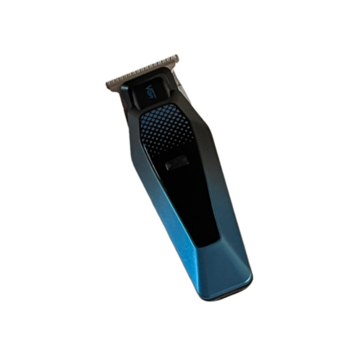 ماشین اصلاح موی سر و صورت وی جی ار مدل V-253 با تیغه استیل ضد زنگ، طراحی ارگونومیک، نمایش وضعیت باتری، باتری لیتیوم یون با ظرفیت 600 میلیآمپر ساعت و شارژ با کابل